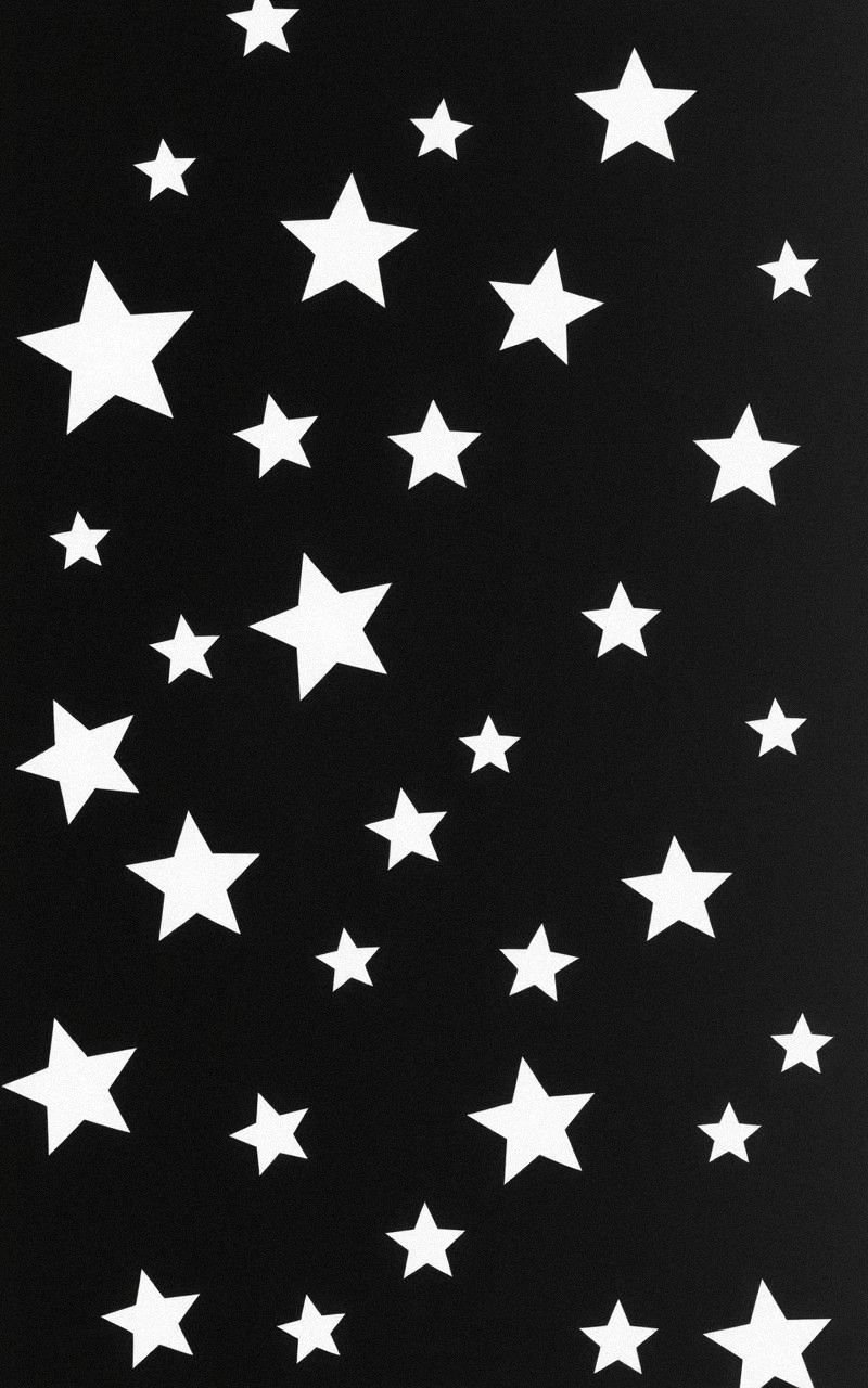 Minimalist Black and White Starfield