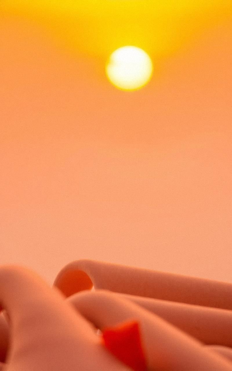 Golden Hour Glow With Warm Watercolor Tones