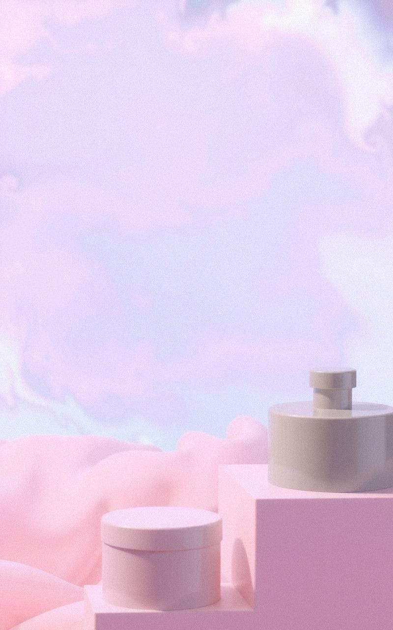 Iridescent Sky With Hints Of Pink And Blue