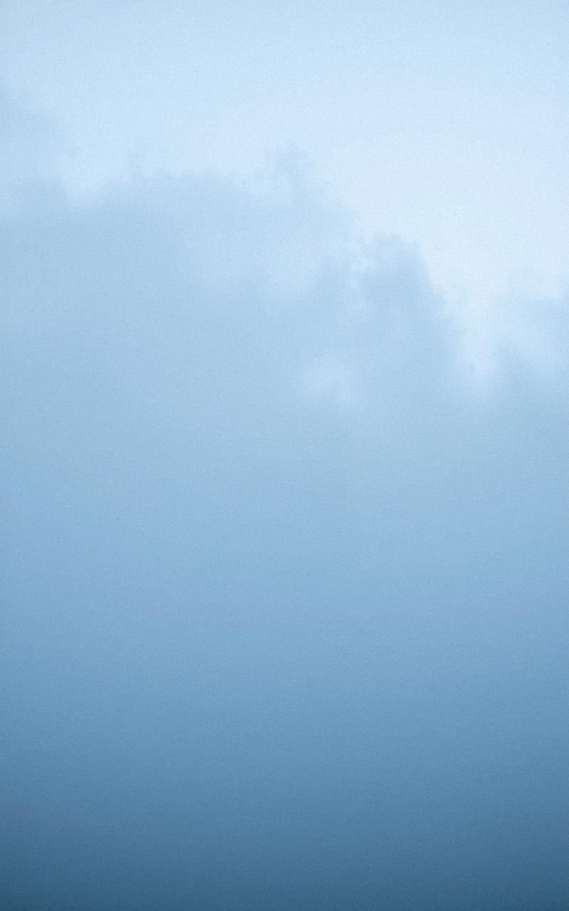 Misty Morning Sky With Cool Gray Blues