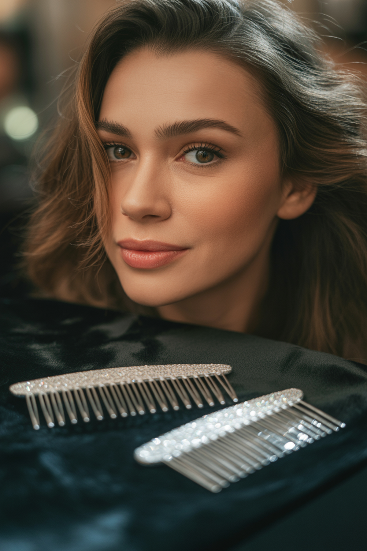 Glittery Hair Combs For Festive Sparkle