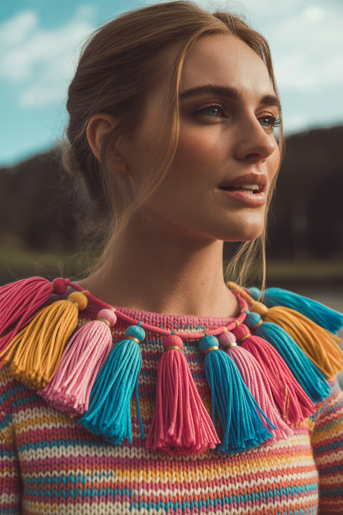 Vibrant Tassel Hair Charms For Playful Flair