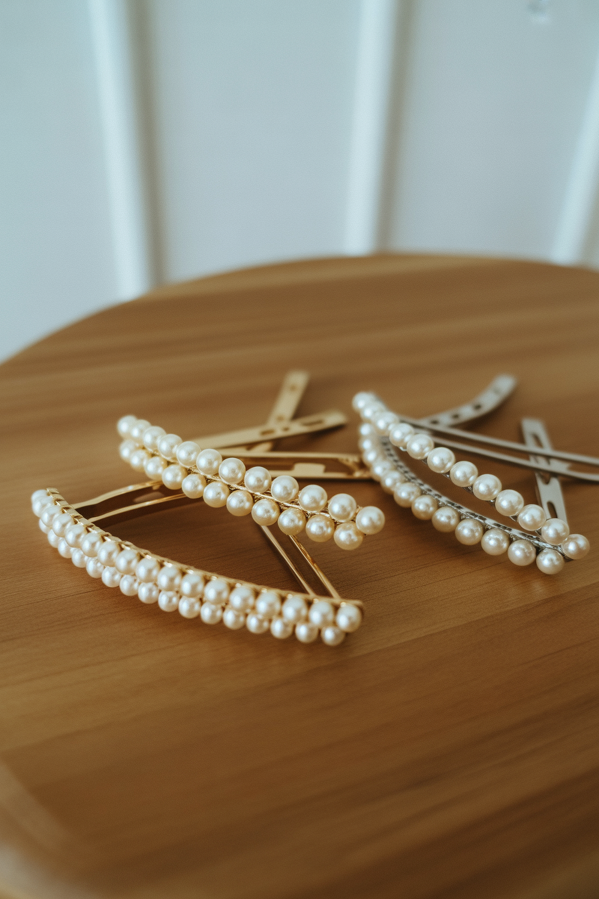 Vintage-Inspired Pearl Barrettes For Timeless Elegance