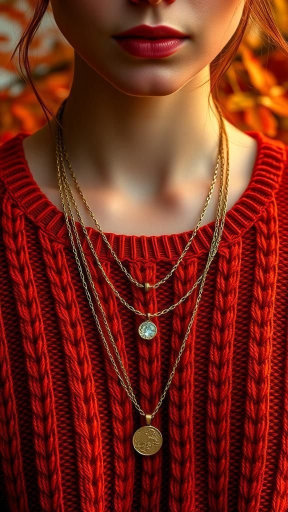 Layered Necklaces To Add Subtle Sparkle