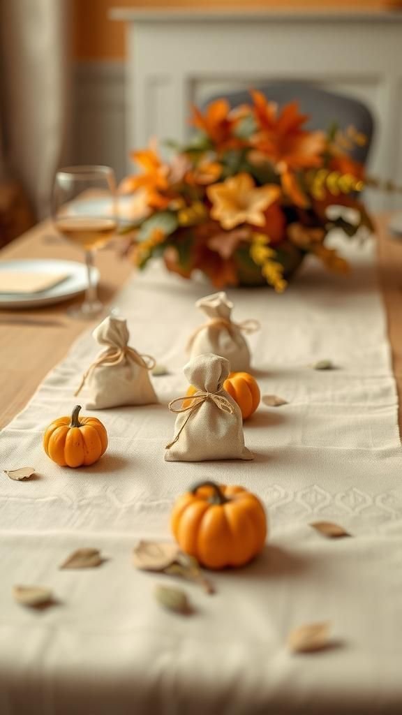 Pumpkin Spice Scented Sachets Runner