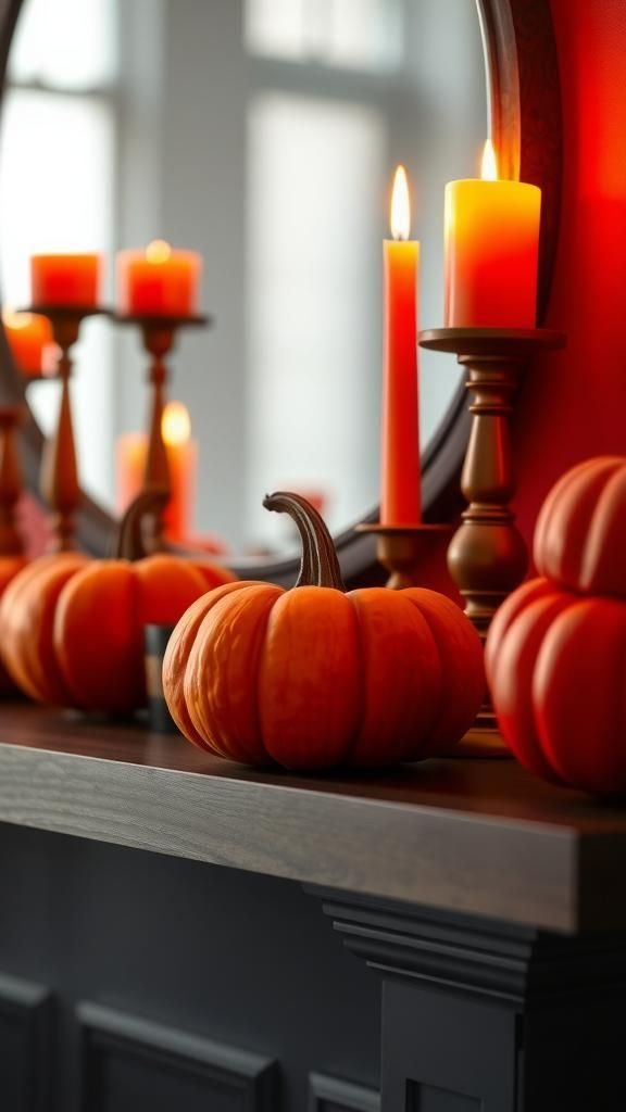 Bold Orange And Deep Red Color Palette