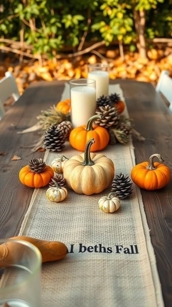 Natural Burlap Table Runners For Rustic Charm
