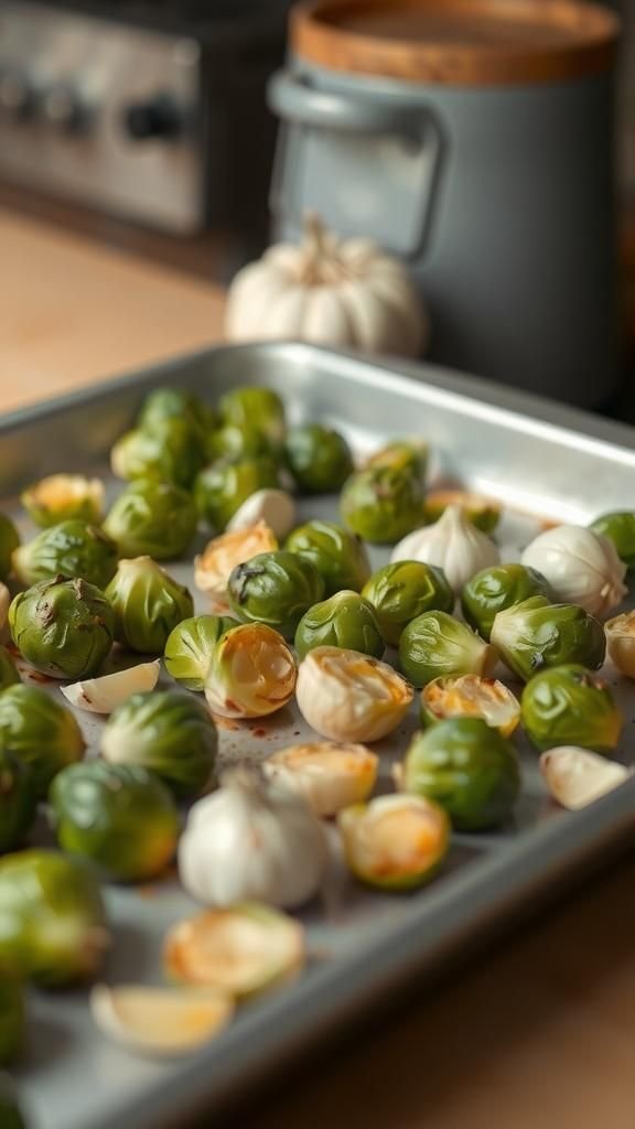 Affordable Roasted Brussels Sprouts With Garlic