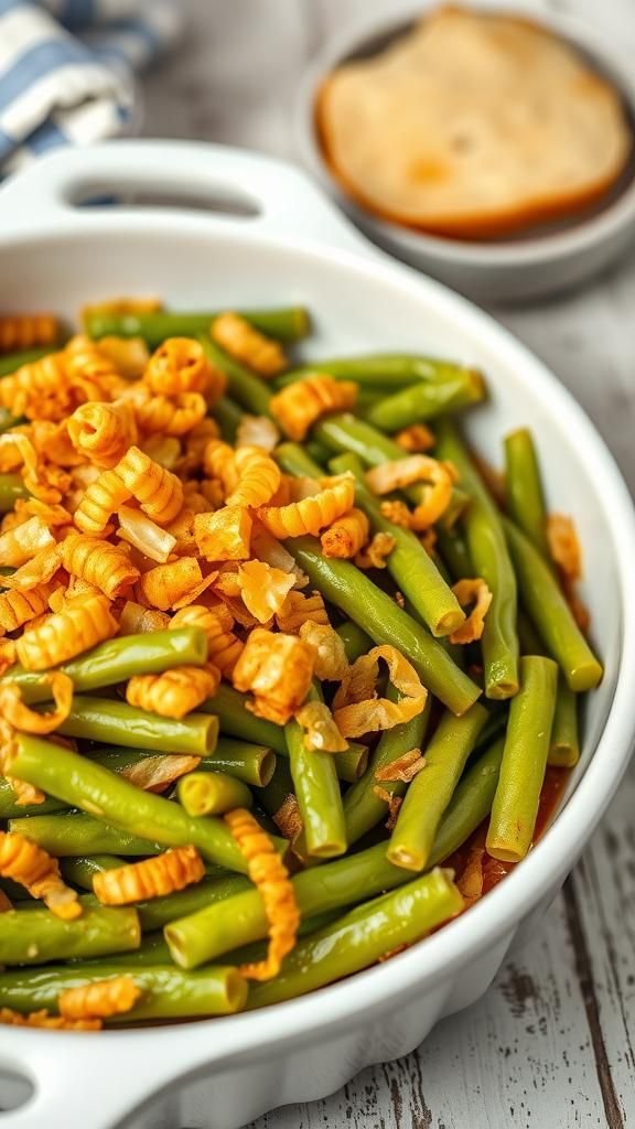 Simple Green Bean Casserole Using Basic Ingredients