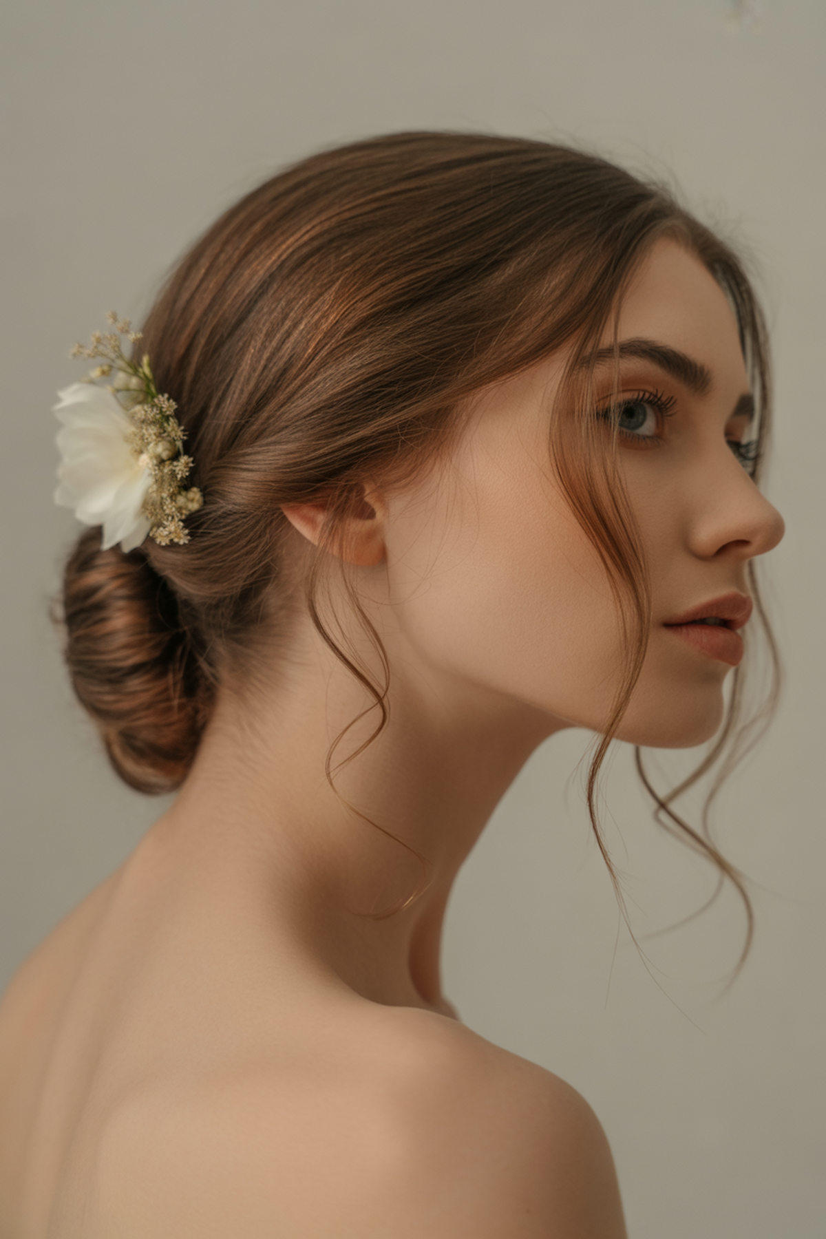 Elegant Chignon With Subtle Twists