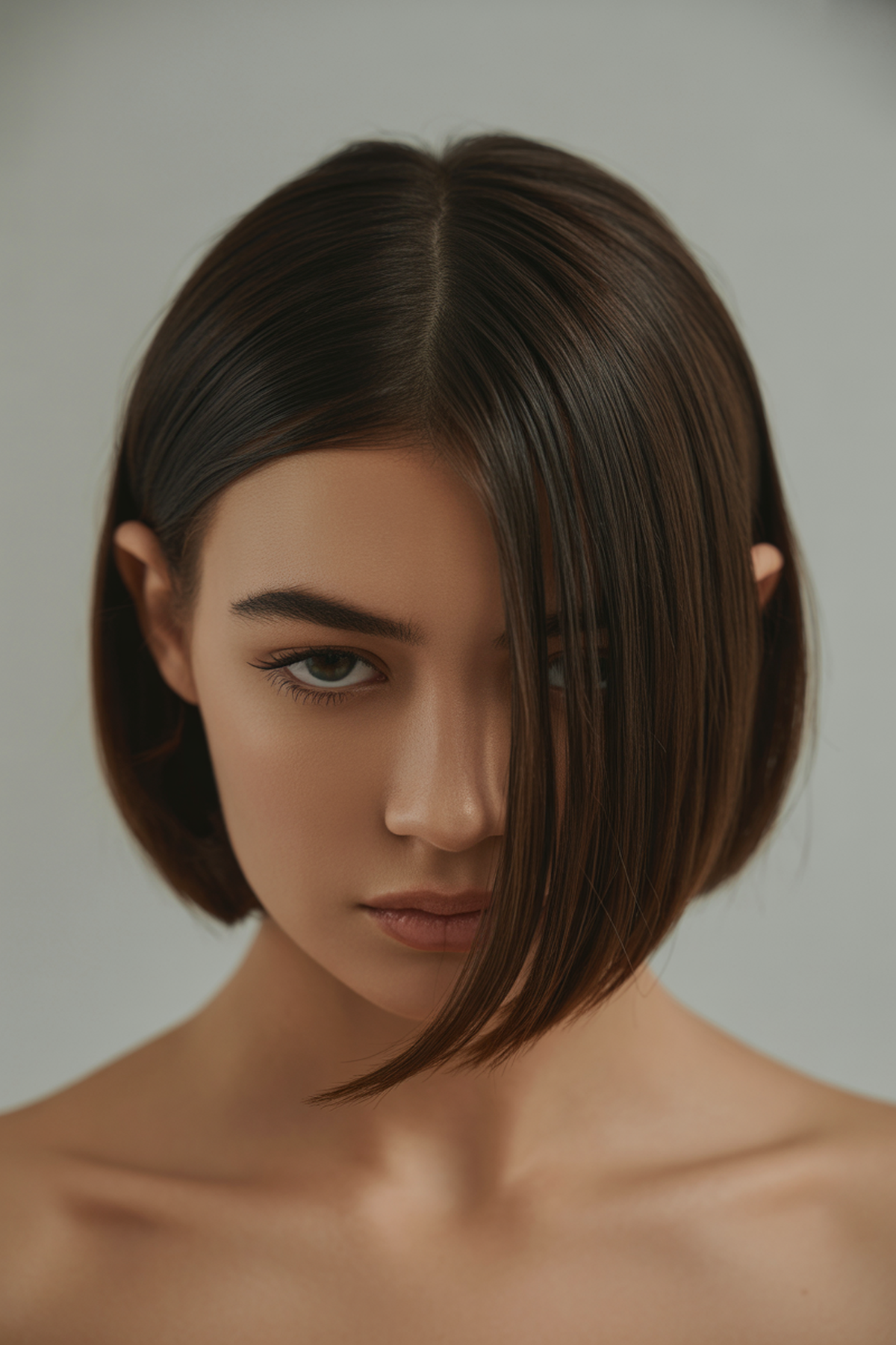 Sleek Bob With A Subtle Curve