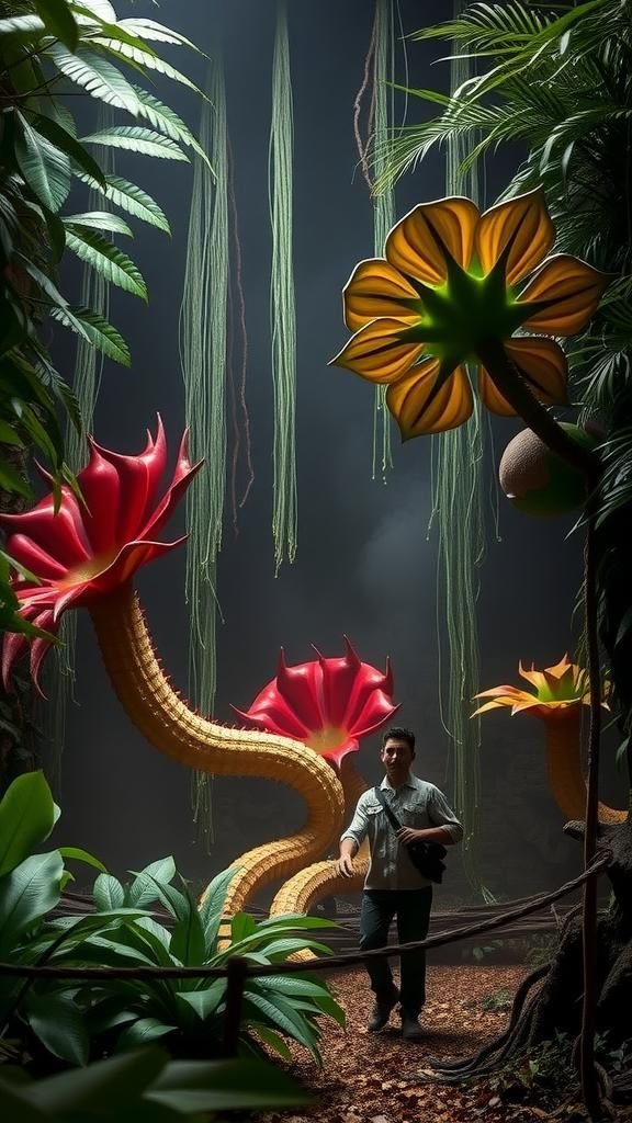 Carnivorous Plant Jungle Horror