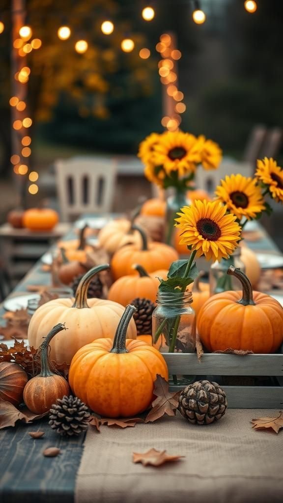 Rustic Autumn Decor With Natural Elements