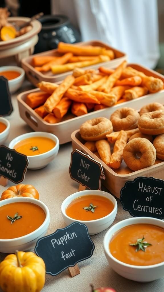 Seasonal Harvest-Themed Food Stations