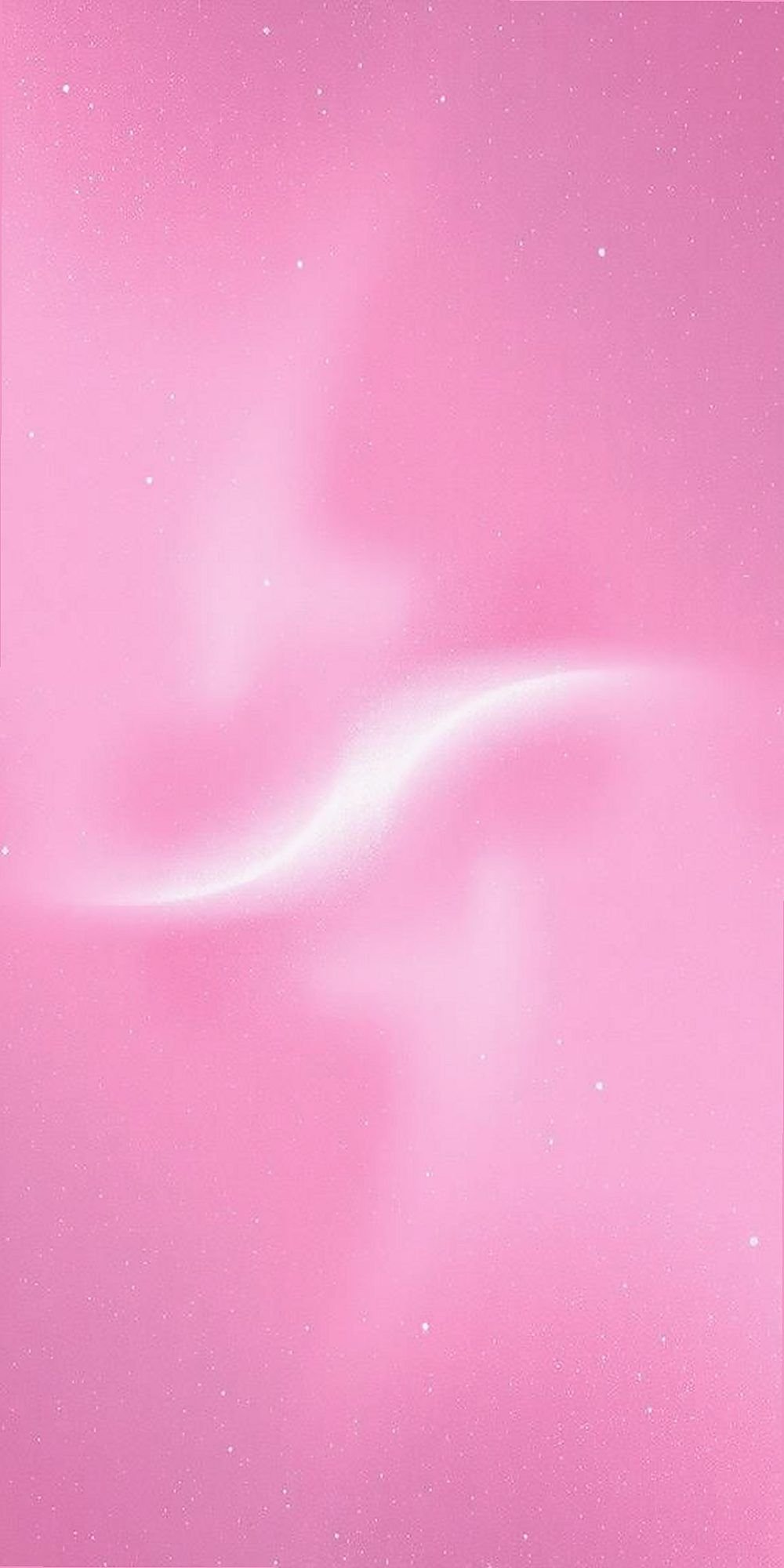 Powder Pink Galaxy with Wispy White Trails