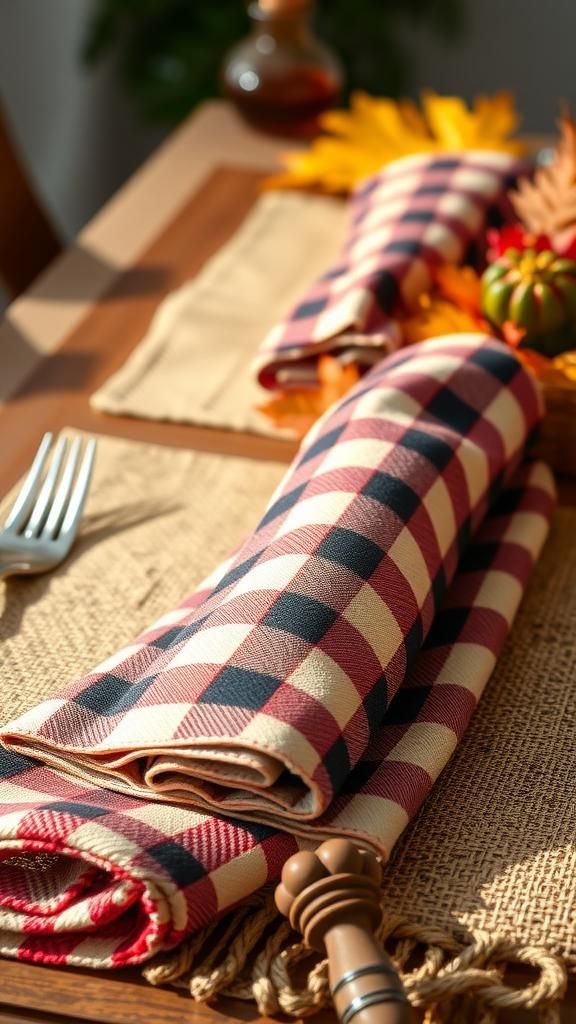 Layering With Cozy Textiles And Napkins