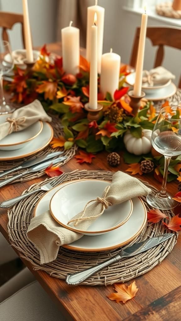 Natural Fiber Placemats For Understated Elegance