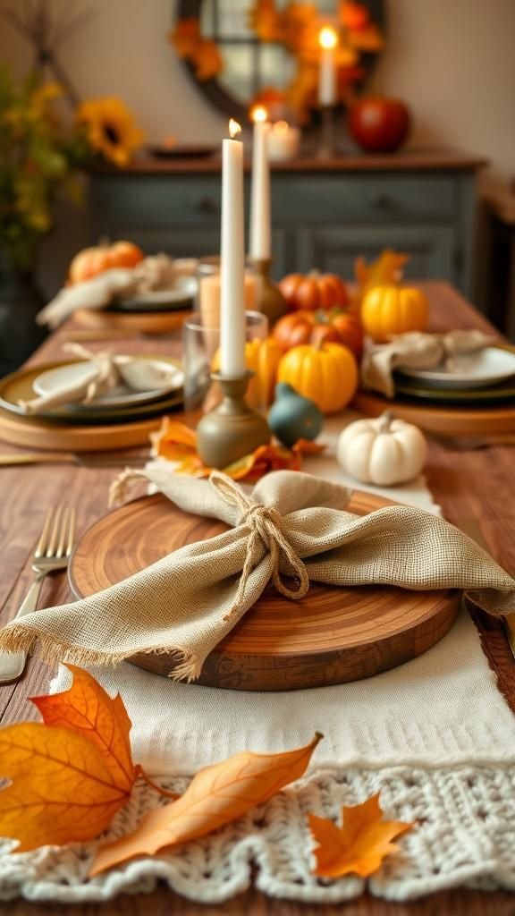 Warm Wood Accents With Natural Textures