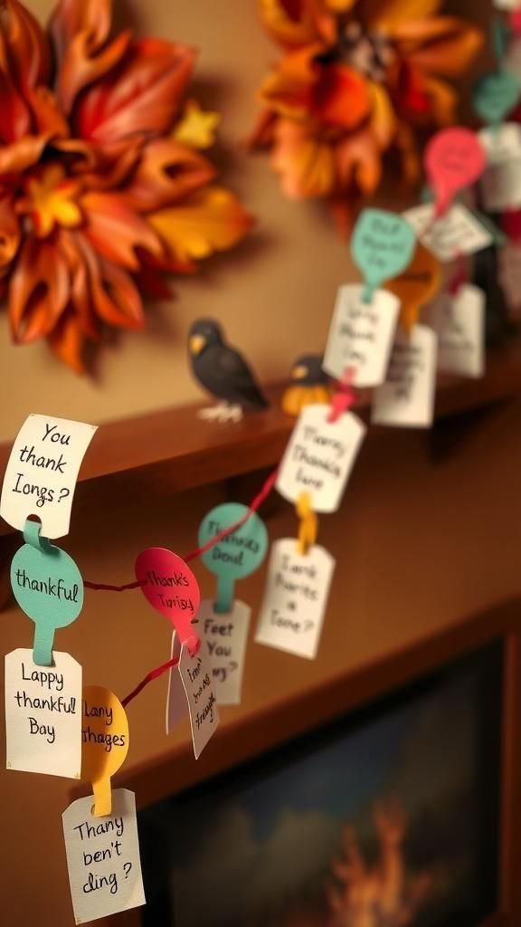 Thankful Chain Garland To Brighten The Room
