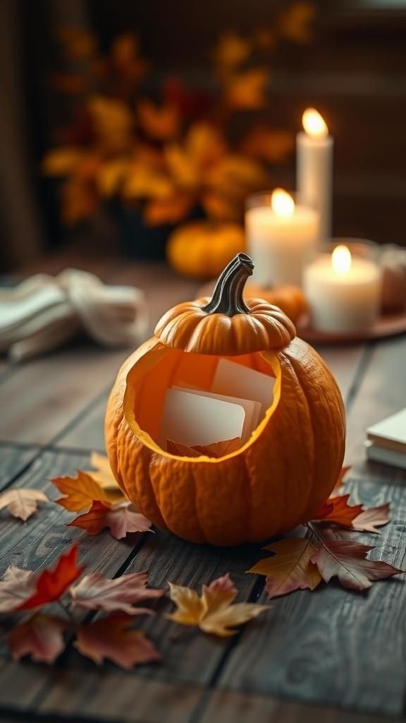 Miniature Pumpkin Jar for Seasonal Charm