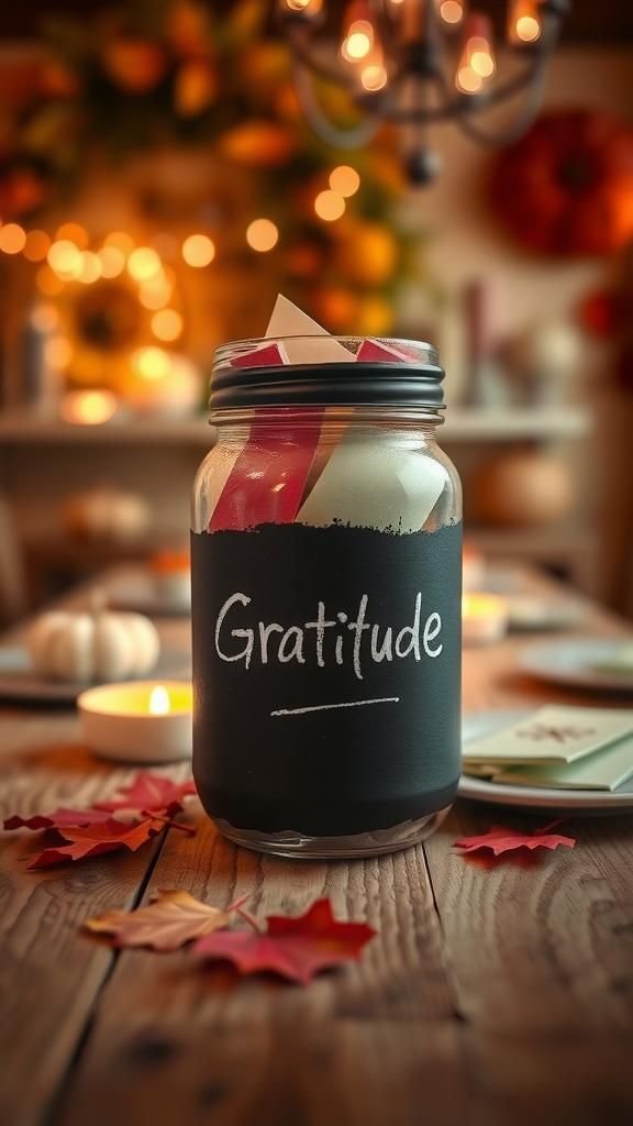 Painted Jar with Chalkboard Label for Personalization