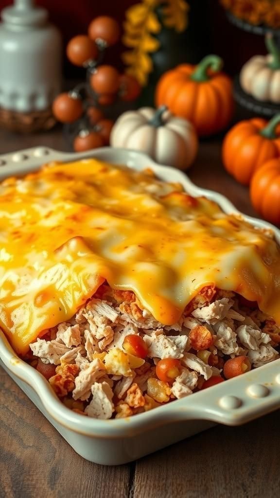 Classic Turkey and Stuffing Casserole Remix