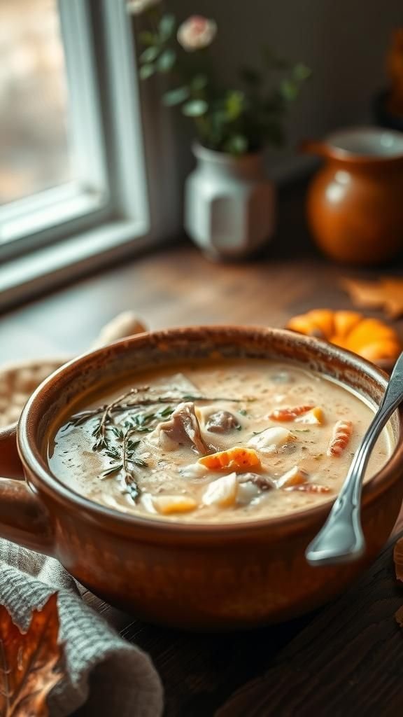 Thanksgiving Leftover Soup with a Twist