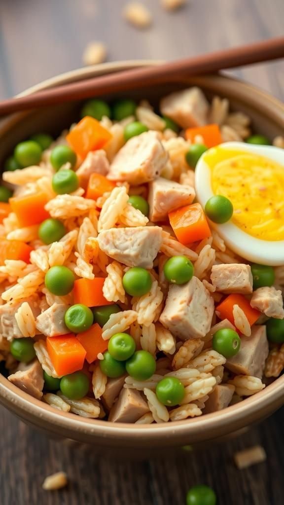 Turkey and Veggie Fried Rice Reinvented