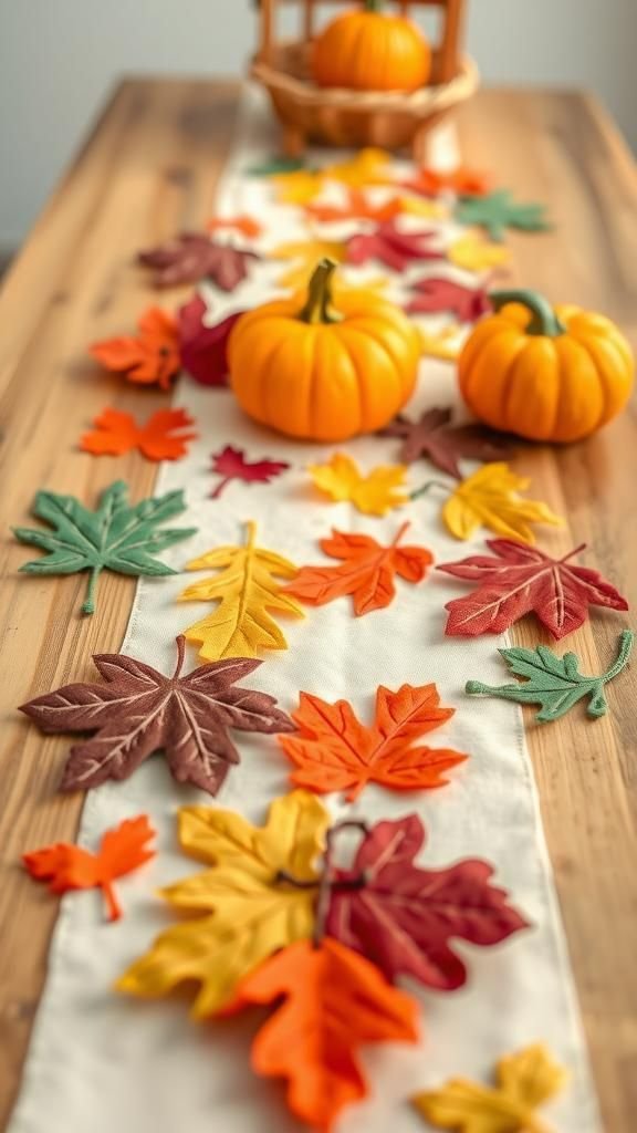 Felt Cutout Appliqué Runner