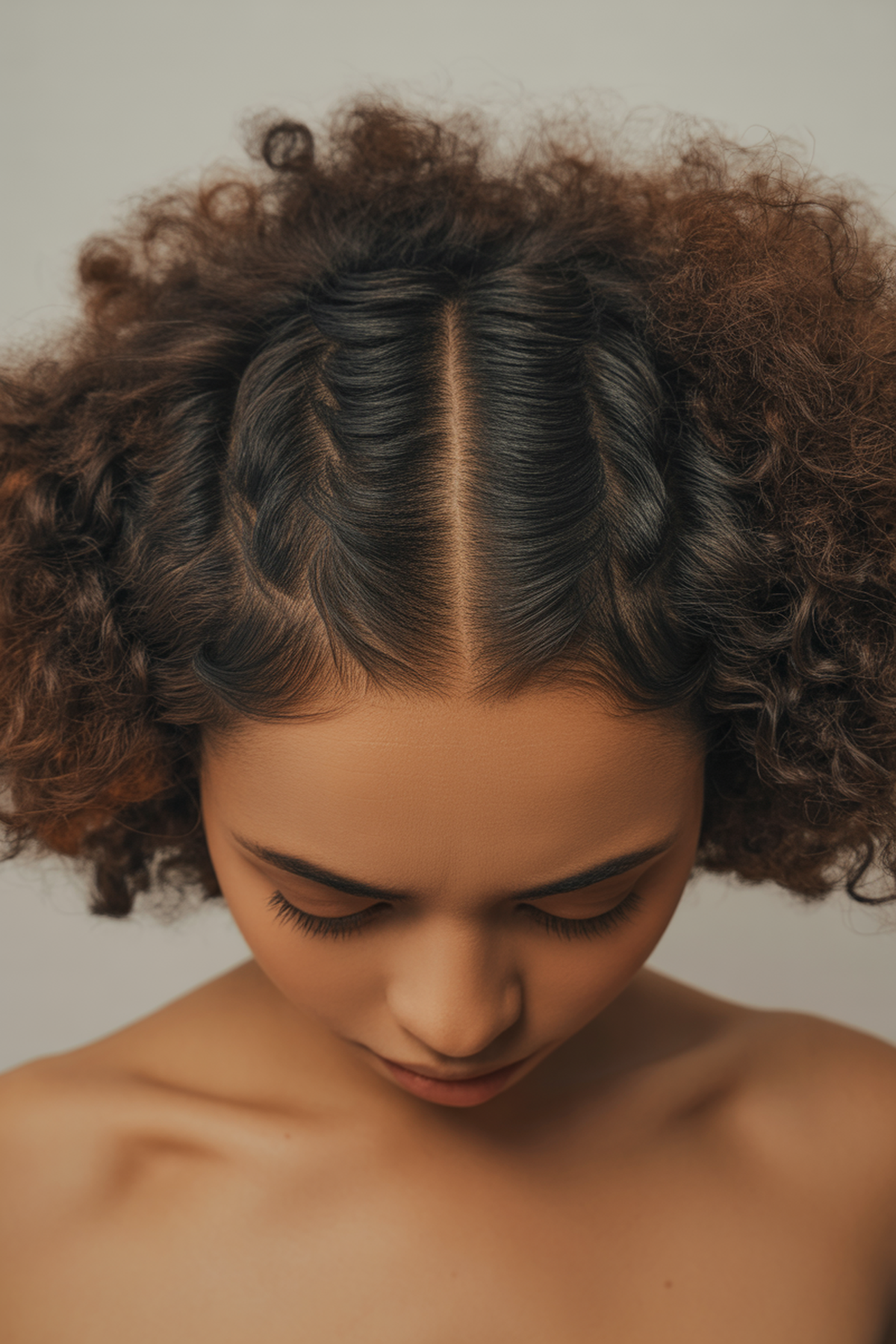 Afro with Shaped Edges