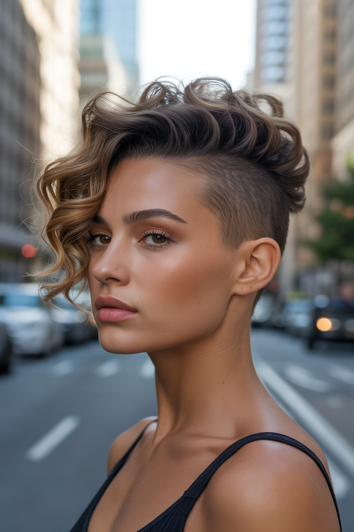 Faux Hawk with Tapered Sides