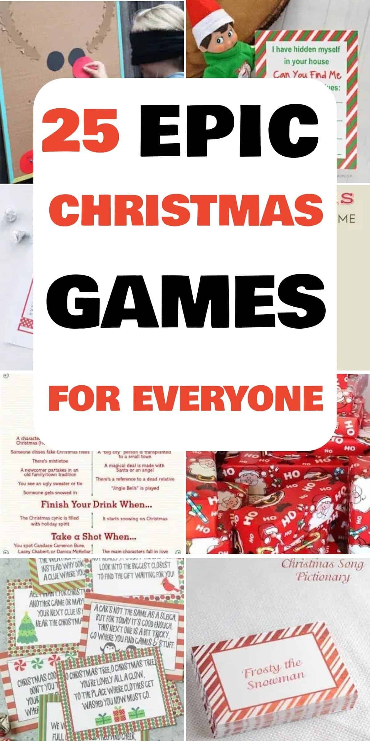 25 Fun Christmas Games