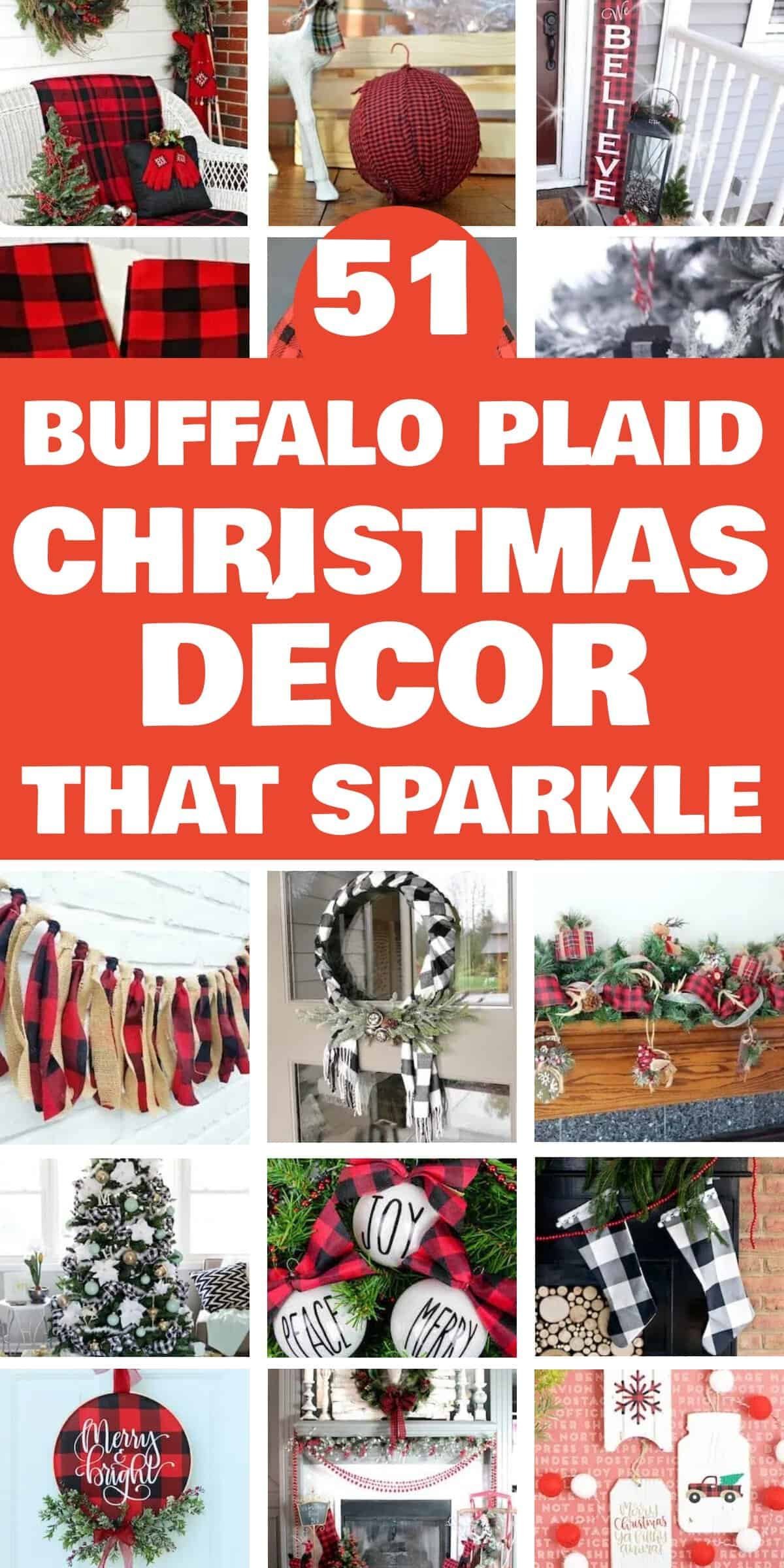 51 DIY Buffalo Plaid Christmas Decor