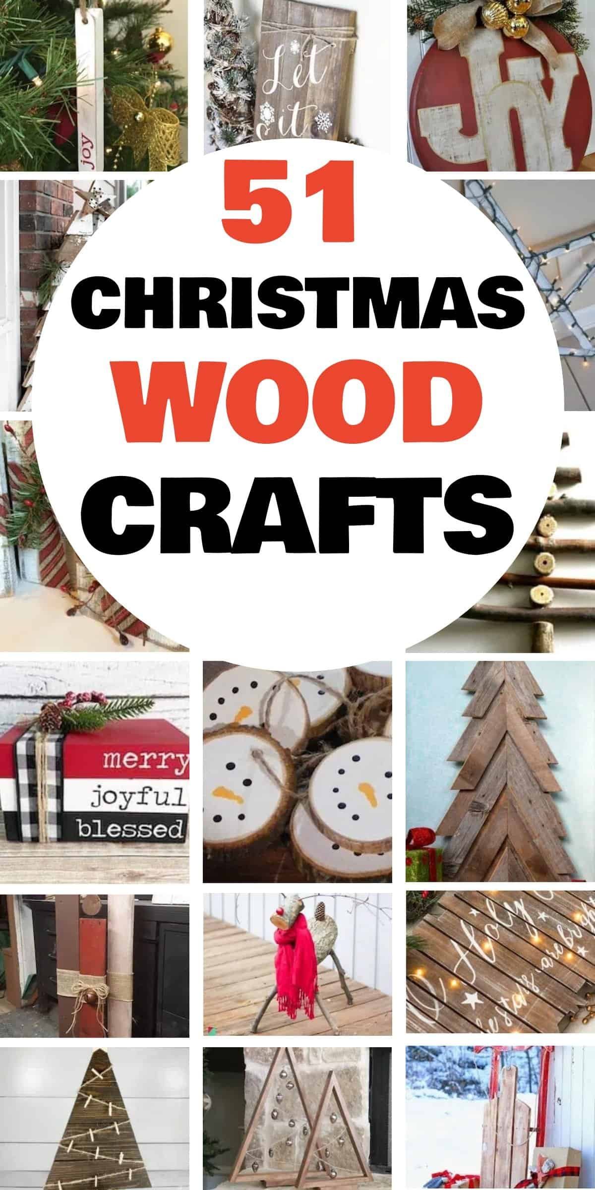 51 DIY Christmas Wood Crafts