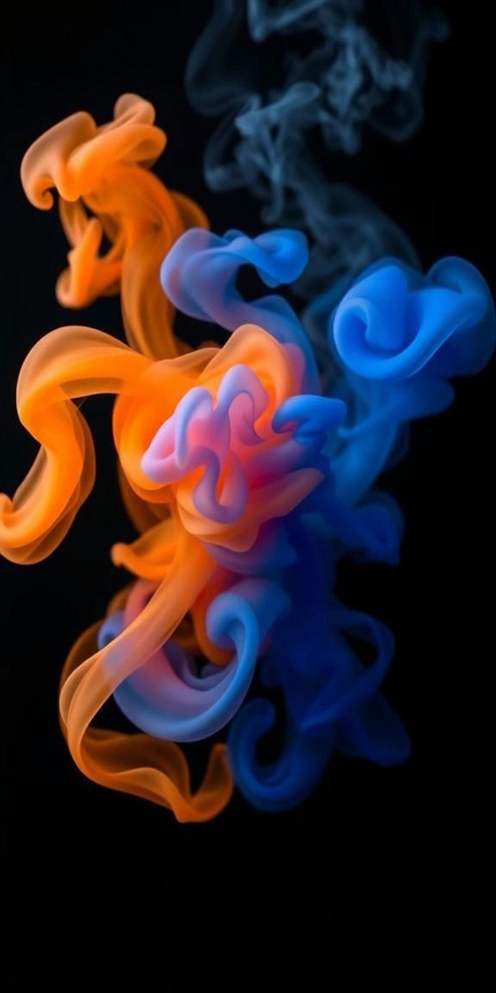 Fire And Ice Smoke Collision Gradient