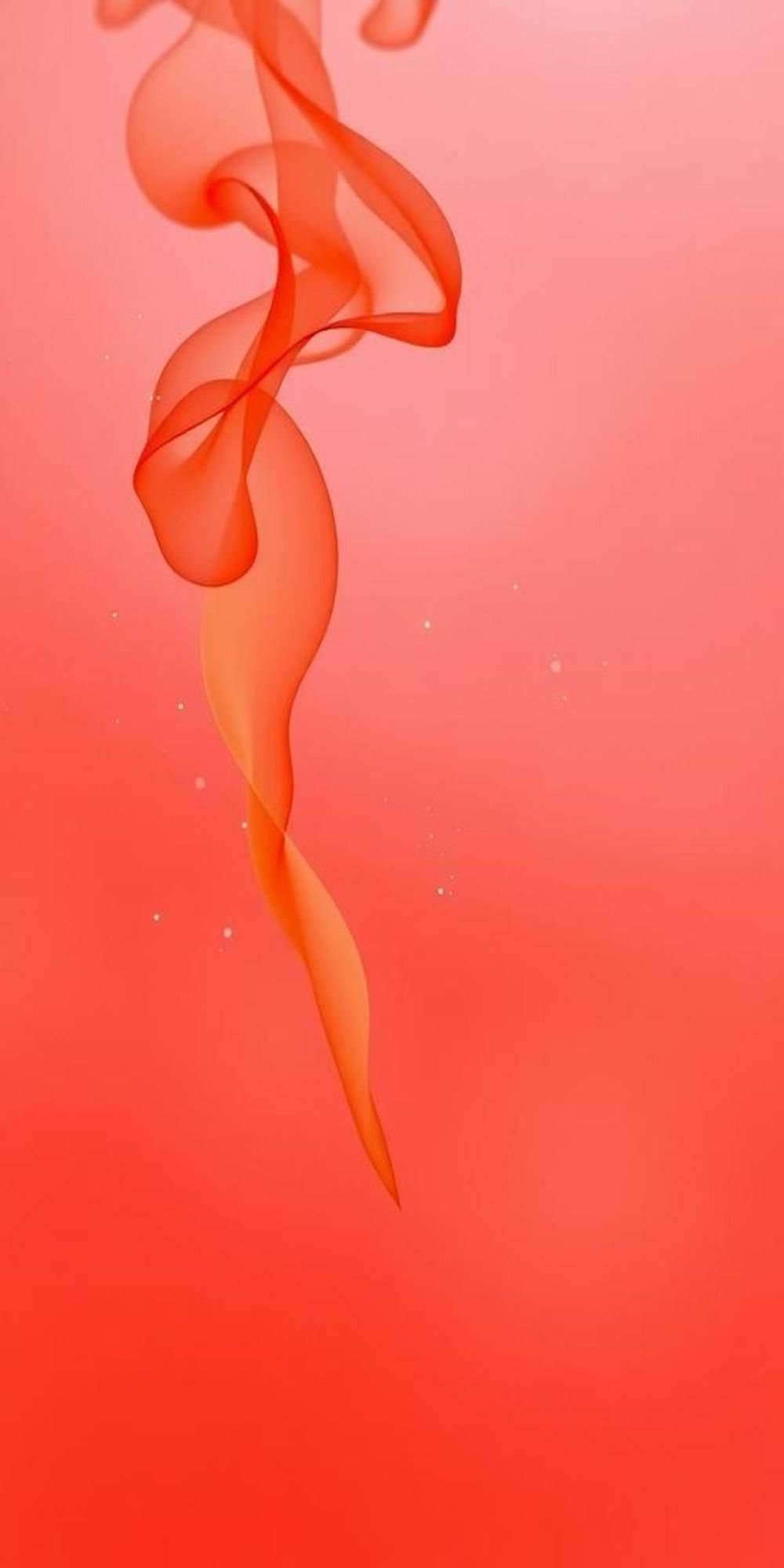 Sunset Ember Smoke Over Gradient Sky