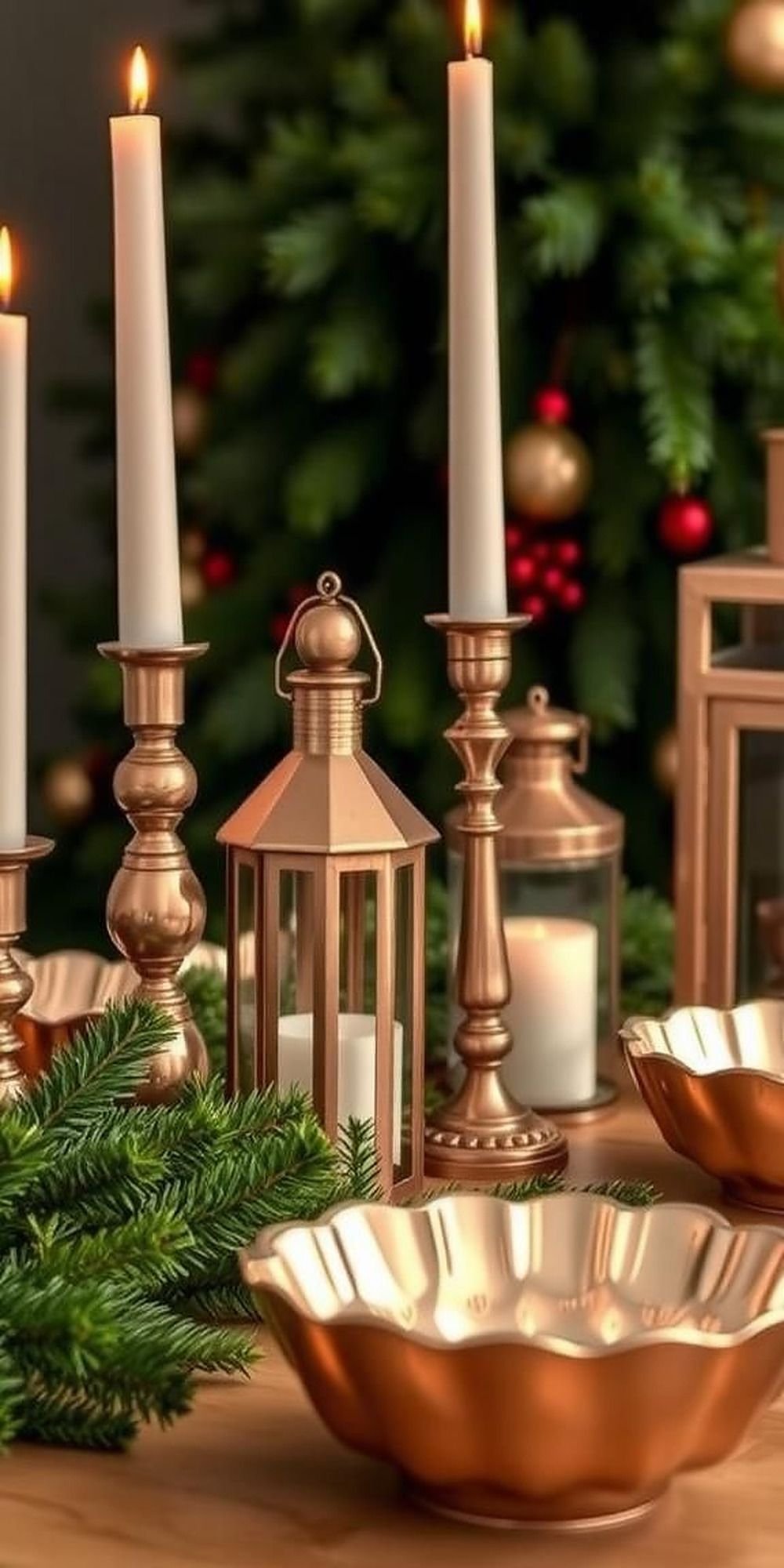 Warm Metallic Accents Elevate Boho Decor