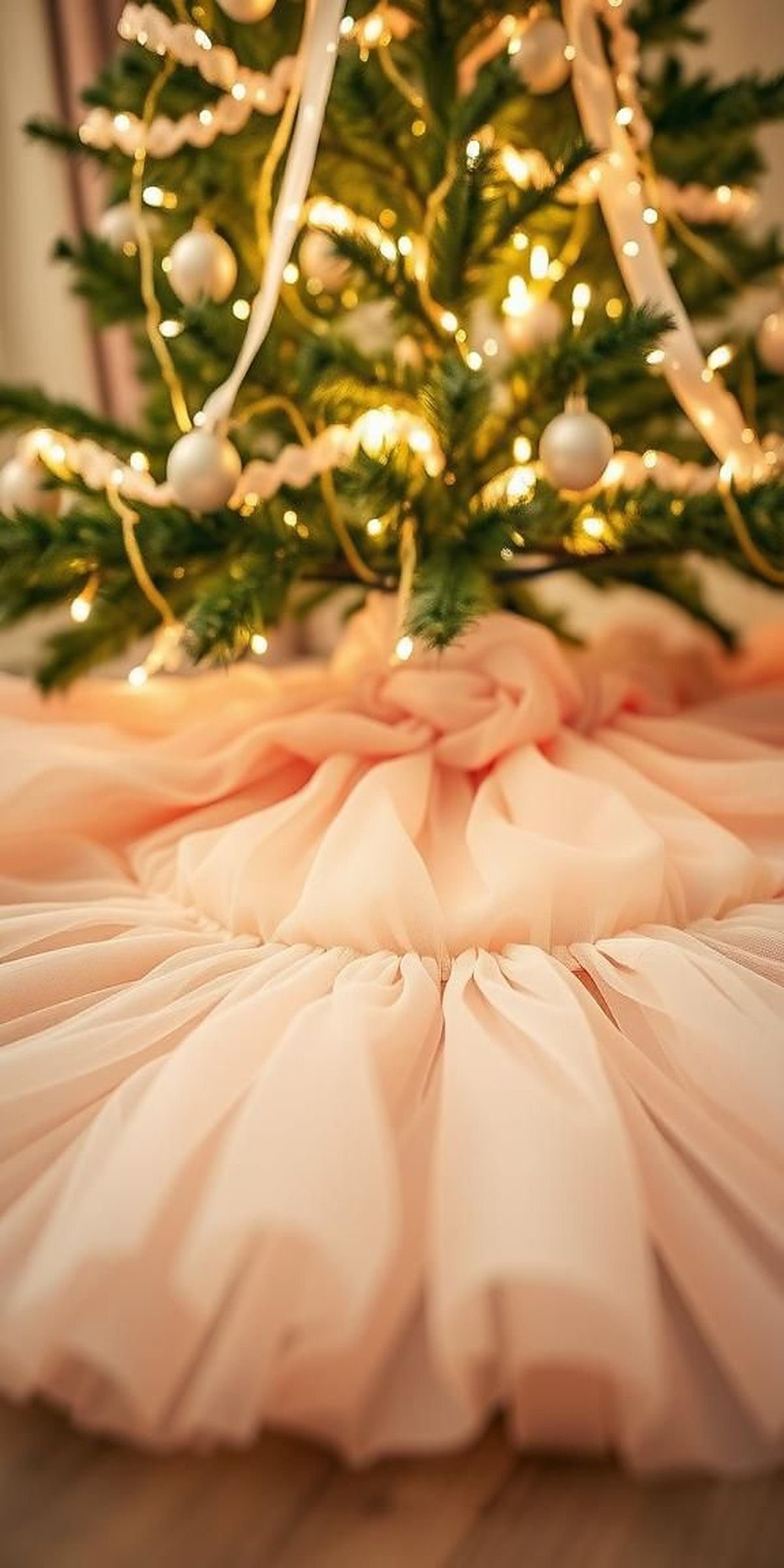 Layered Tulle Tree Skirt For Fairy Tale Effect