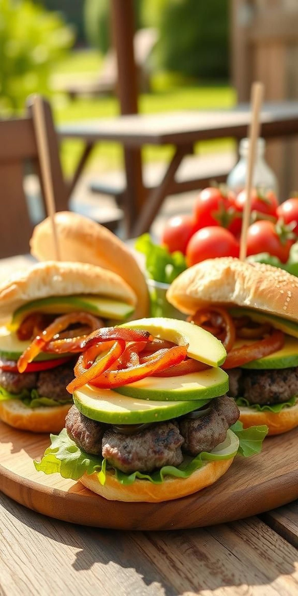 Classic Grilled Burgers With a Twist
