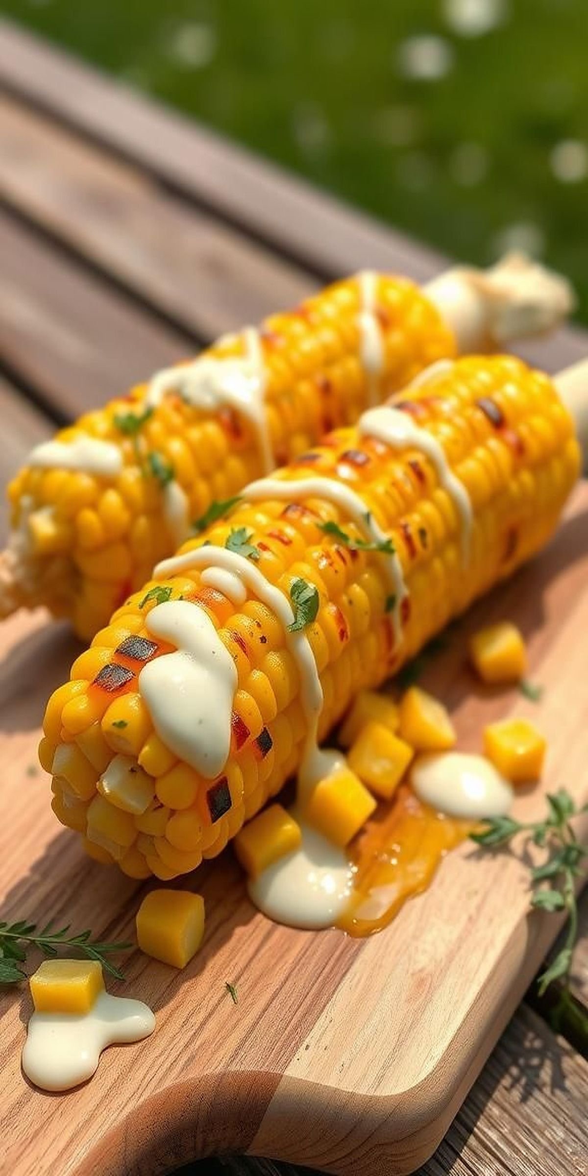 Fresh Corn on the Cob With Herb Butter