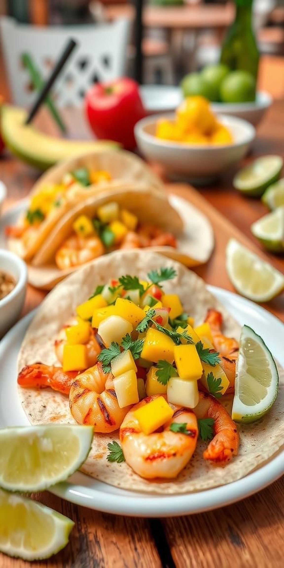 Shrimp Tacos With Fresh Mango Salsa