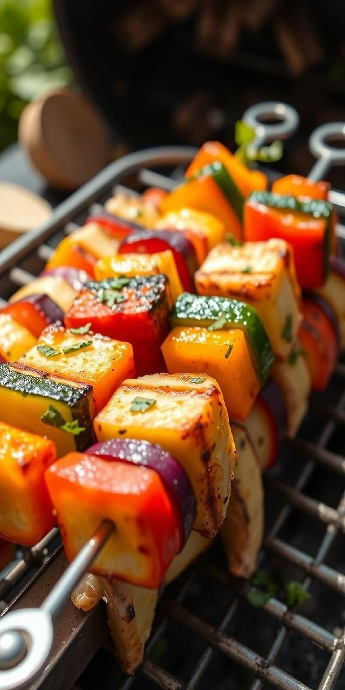 Veggie Kebabs Bursting With Flavor