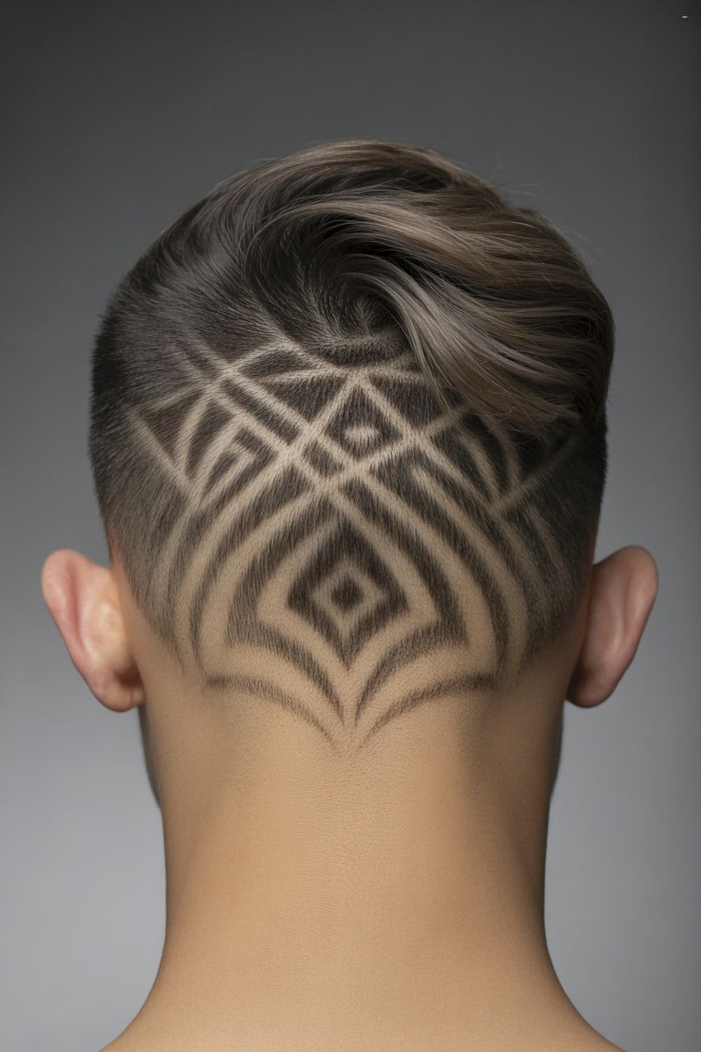 Artistic Patterned Undercut With Intricate Designs