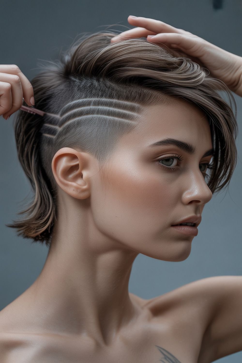 Double Undercut For A Futuristic Statement