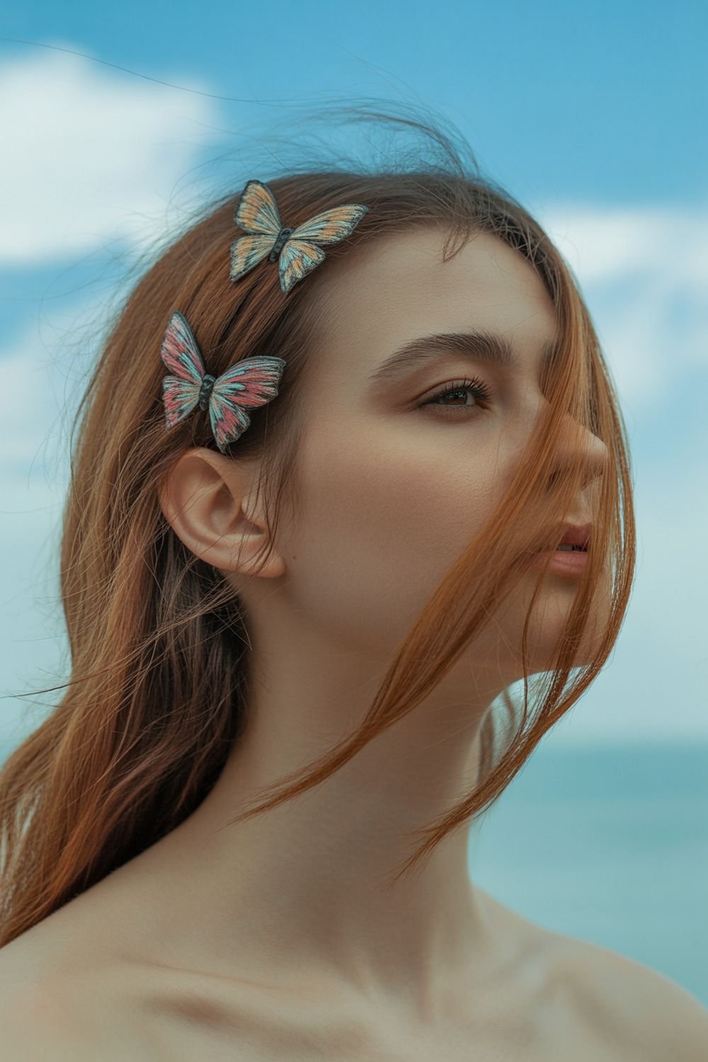 Undercut With Butterfly Clip Accessories