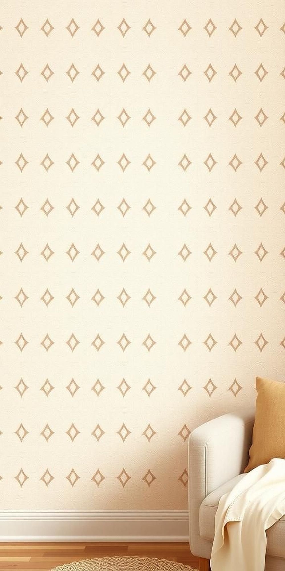 Elegant Lines Forming Delicate Diamonds