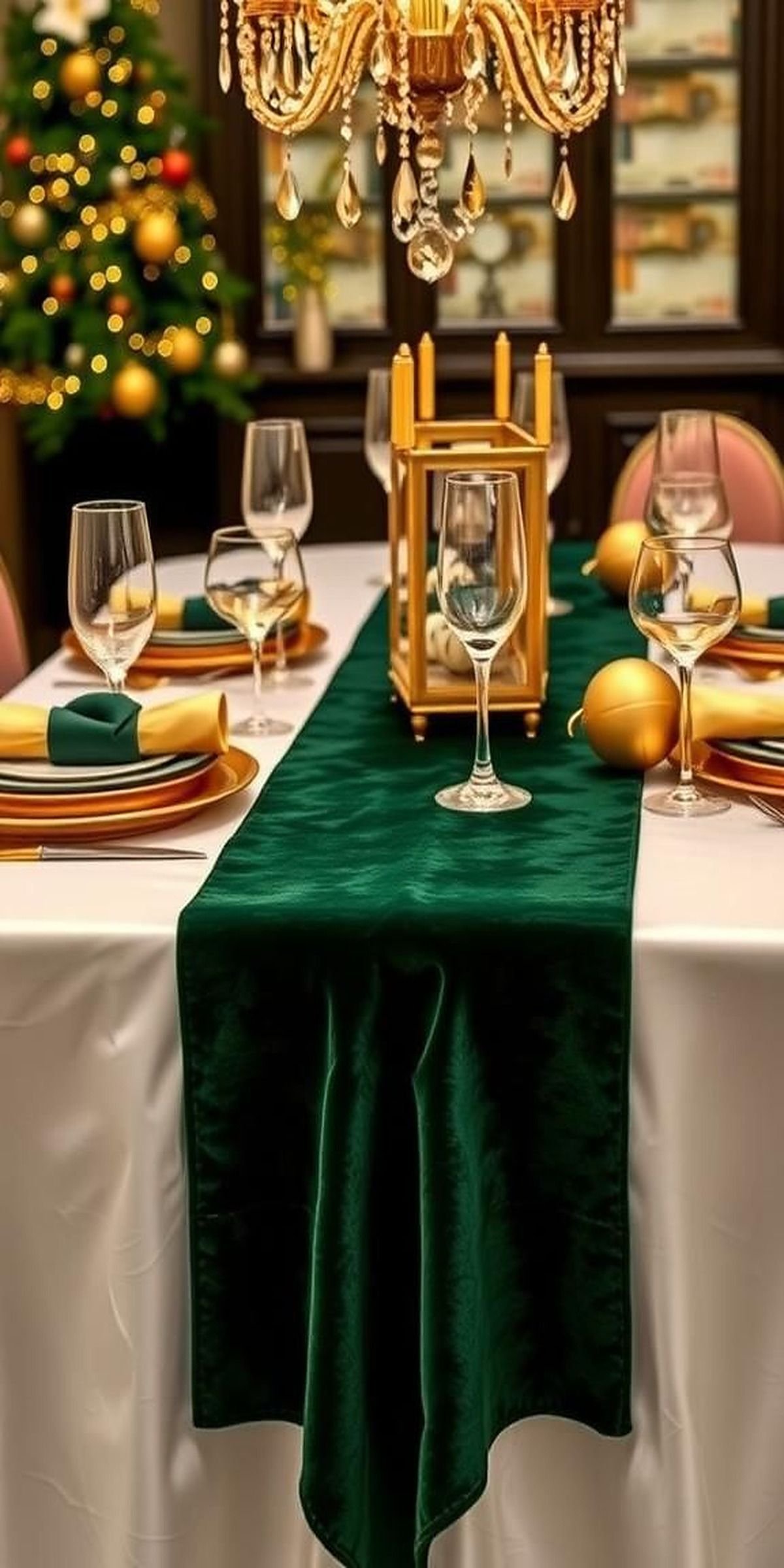 Luxe Velvet Table Runners For Texture And Color