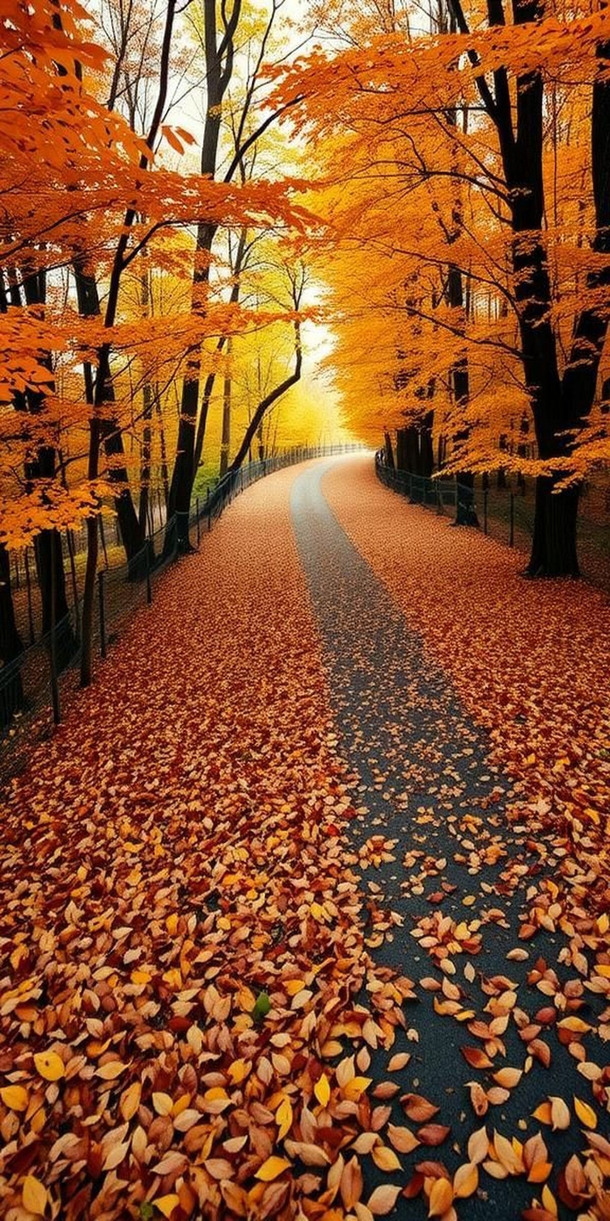Bike Rides on Leaf-Lined Trails