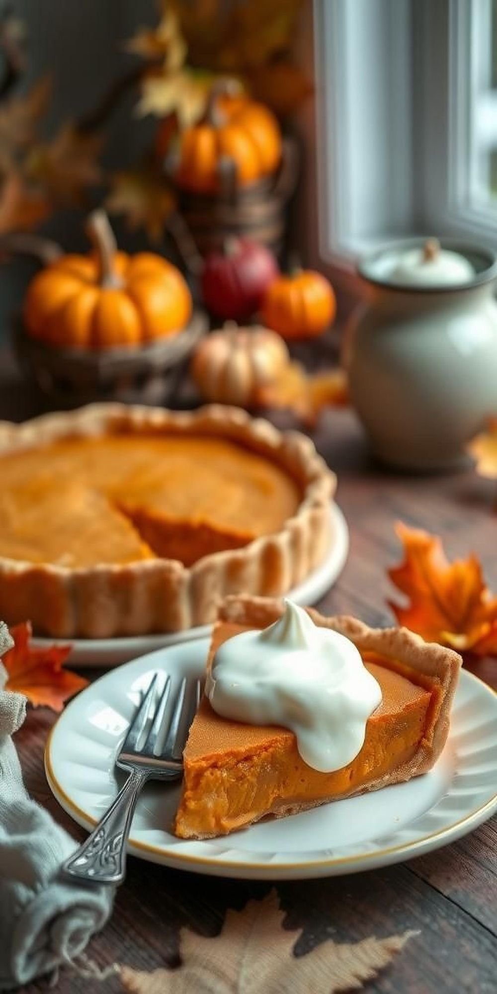Sweet Potato Pie With Vanilla Bean Custard