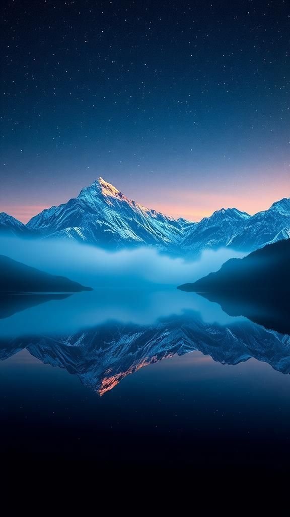 Fractal Hologram Mountains Under Binary Constellations